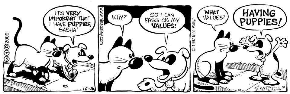 Fluff-Checkers' Values