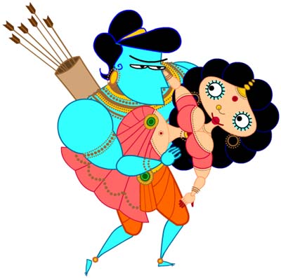 rama and sita. The Story of Sita