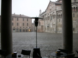 Snow in Modena